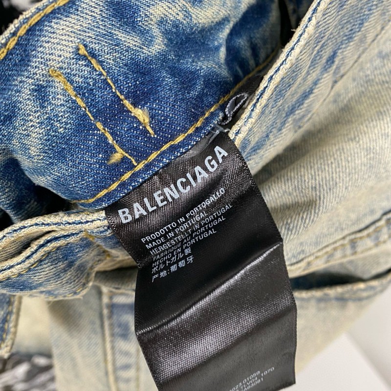 Balenciaga Unisex Denim Shorts