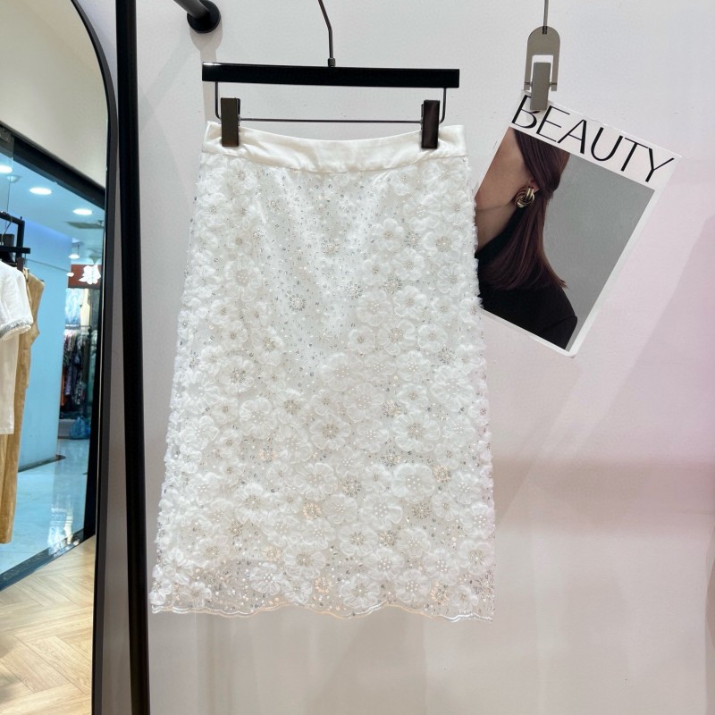 Chanel Blouse & Lace Skirts
