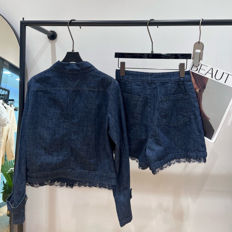 Chanel Denim Jacket & Shorts