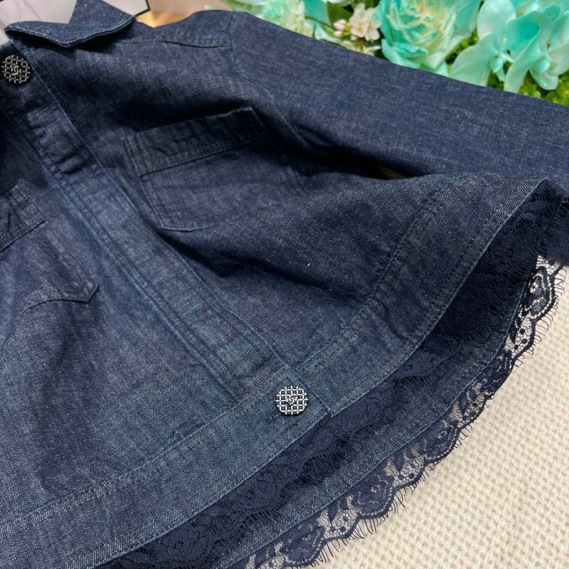 Chanel Denim Jacket & Shorts