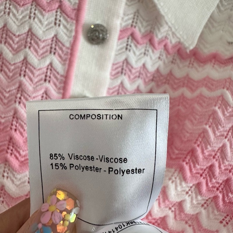 Chanel Knit Polo Tee