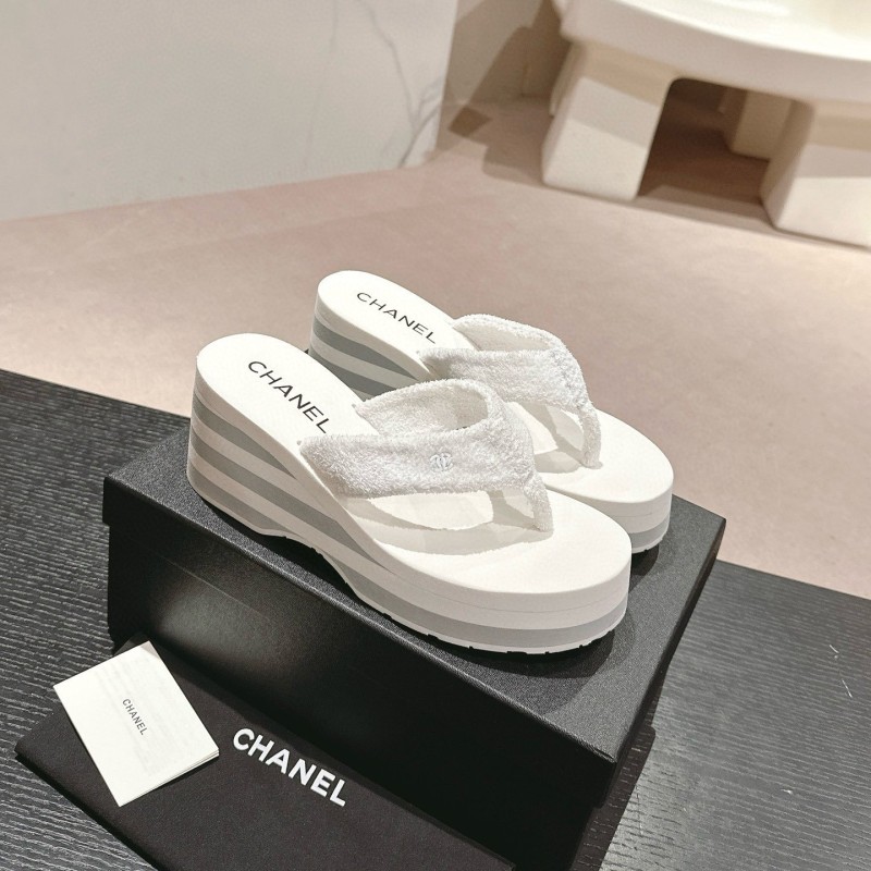 Chanel Platform Sandals