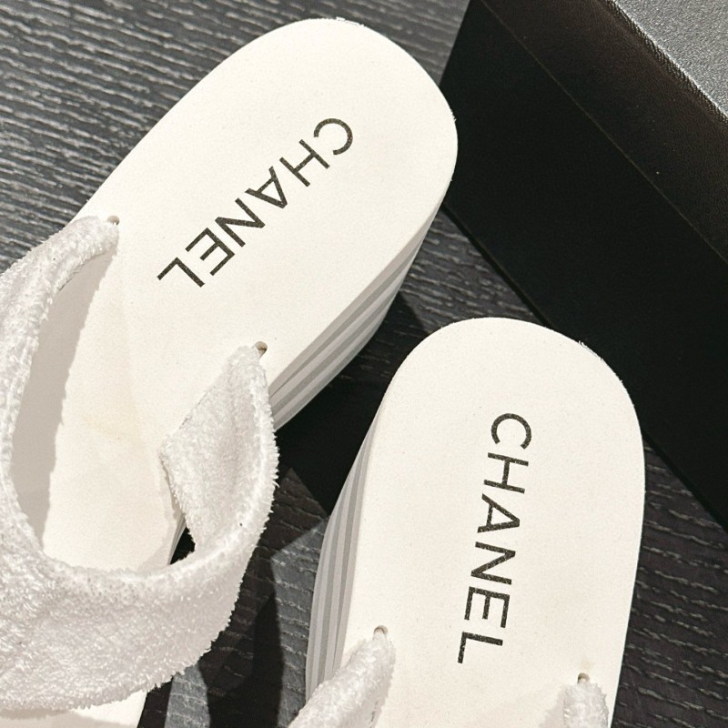 Chanel Platform Sandals