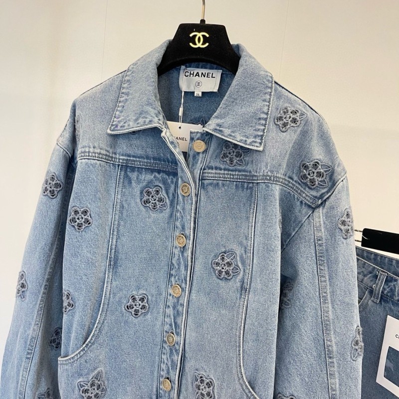 Chanel Denim Jacket & Shorts