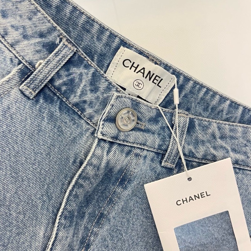 Chanel Denim Jacket & Shorts
