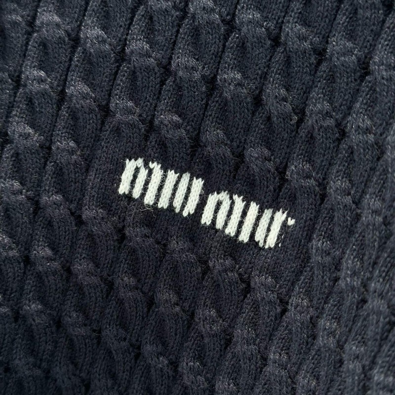 MiuMiu Knit Polo Tee