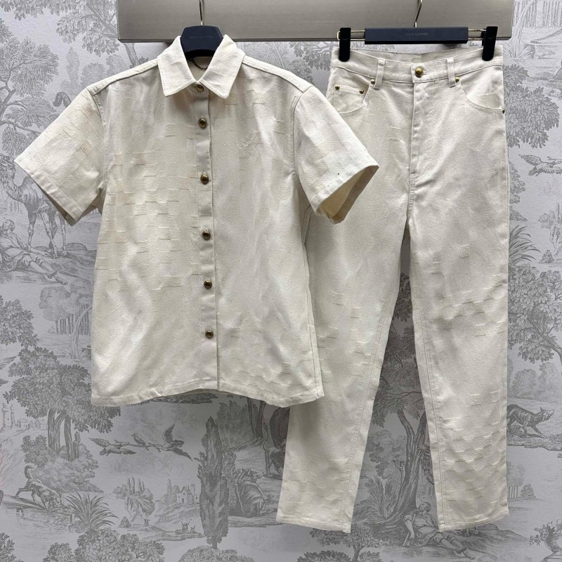 LV Denim Shirt & Jeans