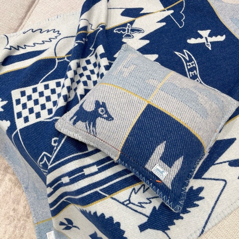 Hermes Blanket & Pillow