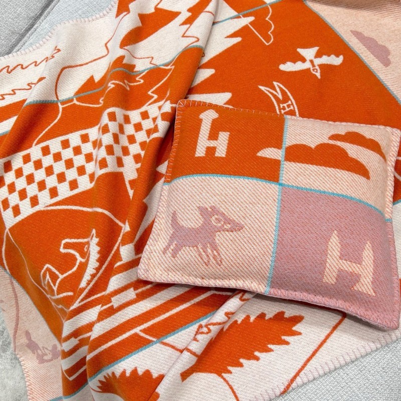 Hermes Blanket & Pillow