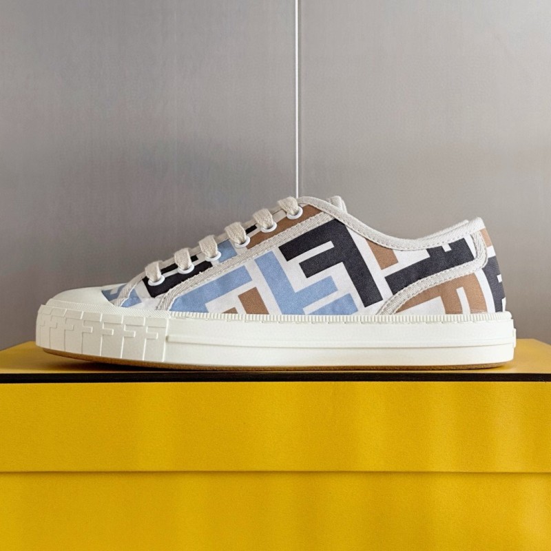 Fendi Domino Unisex Canvas Shoes