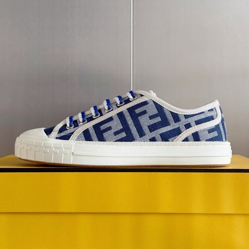 Fendi Domino Unisex Canvas Shoes
