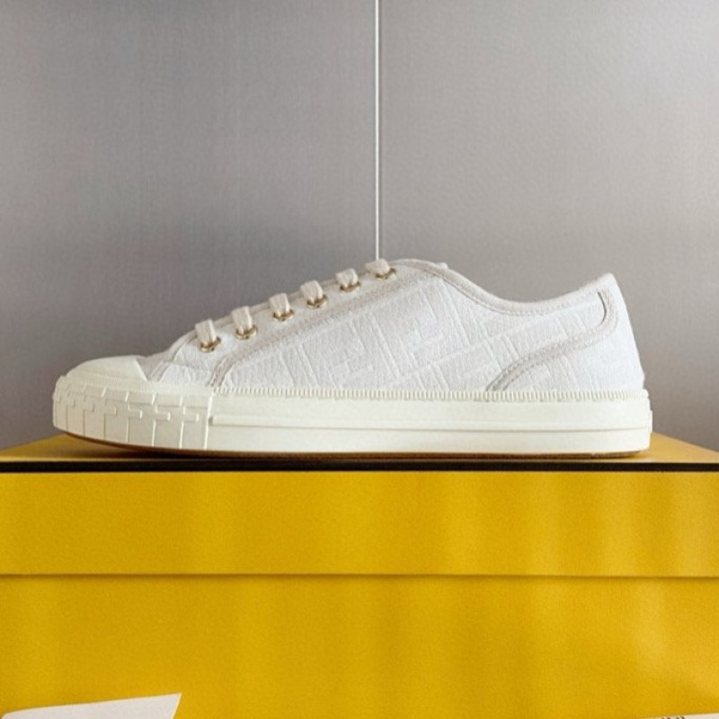 Fendi Domino Unisex Canvas Shoes