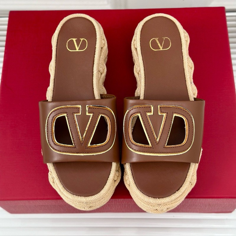 Valentino Platform Slippers
