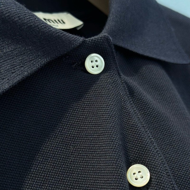 MiuMiu Long Sleeves Polo Tee