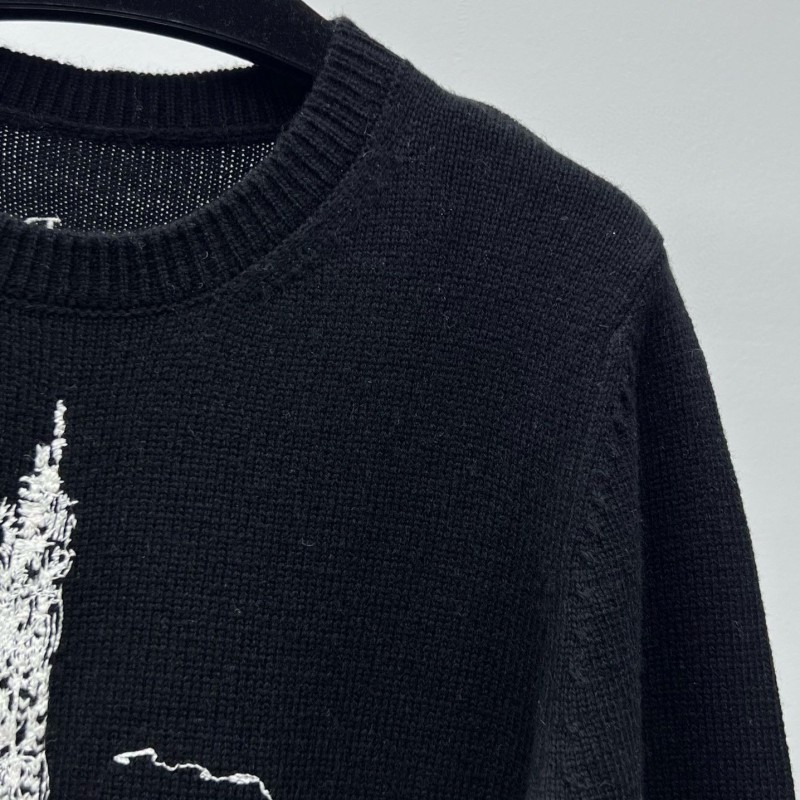 Dior Cashmere Knit Long Sleeves Tee