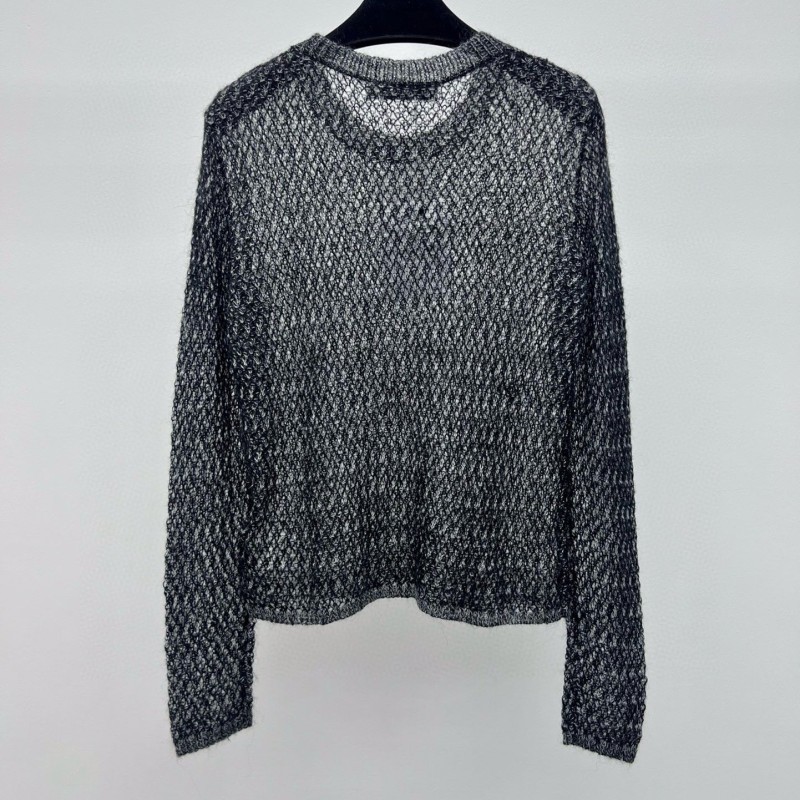 Dior Knit Hollow Long Sleeves Tee