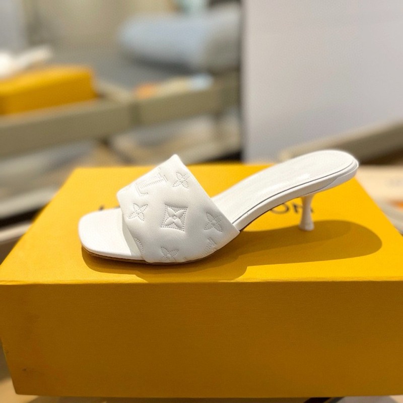 LV Heels Slippers