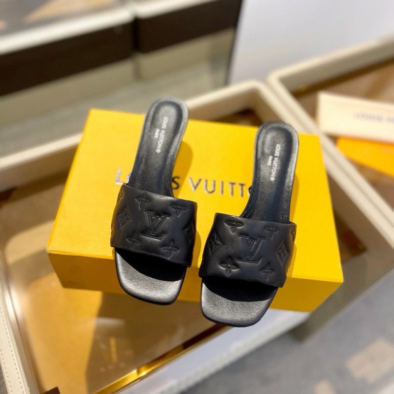 LV Heels Slippers