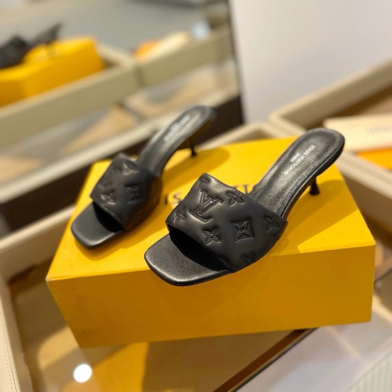 LV Heels Slippers