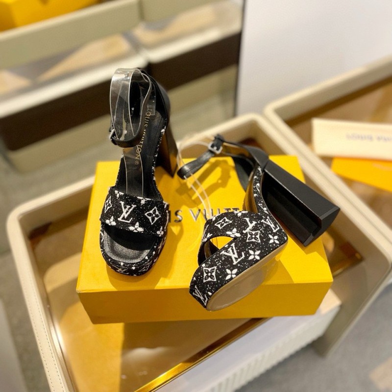 LV Heels Sandals
