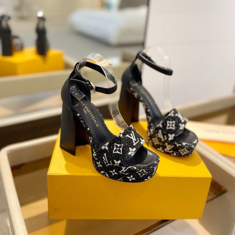 LV Heels Sandals