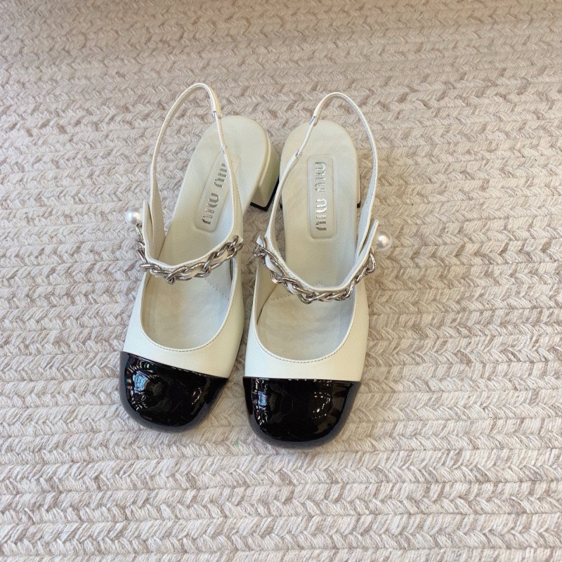 MiuMiu Heels Mary Jane Sandals