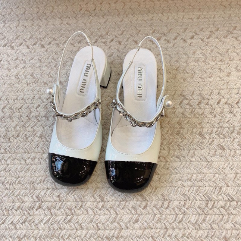 MiuMiu Heels Mary Jane Sandals