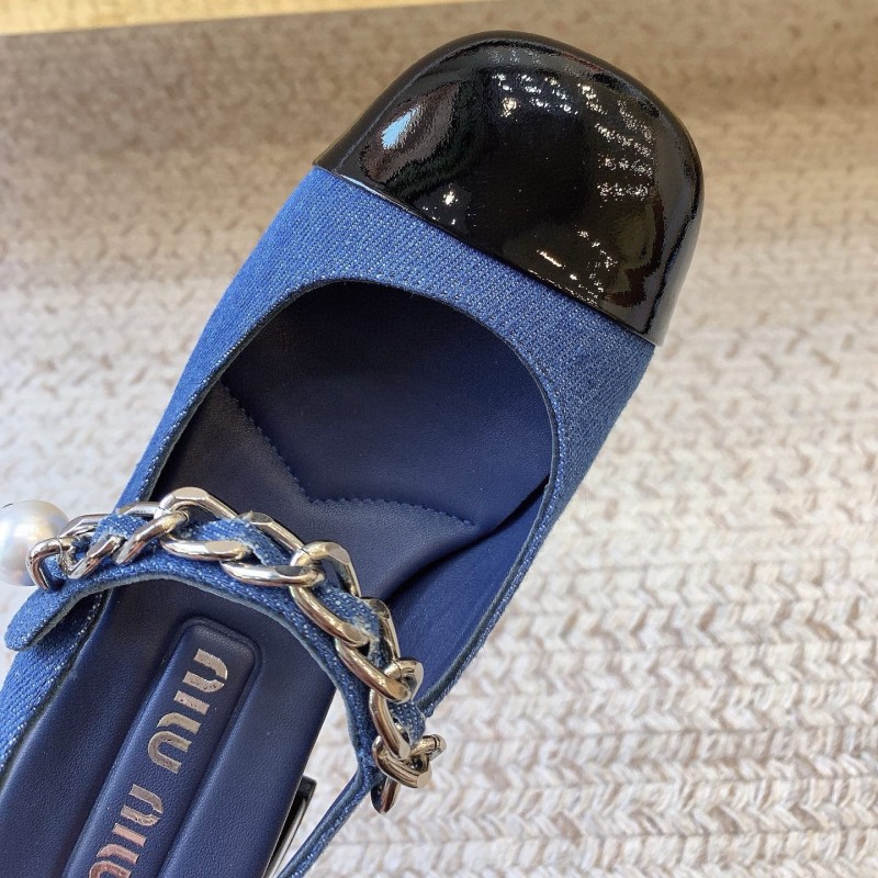 MiuMiu Heels Mary Jane Sandals