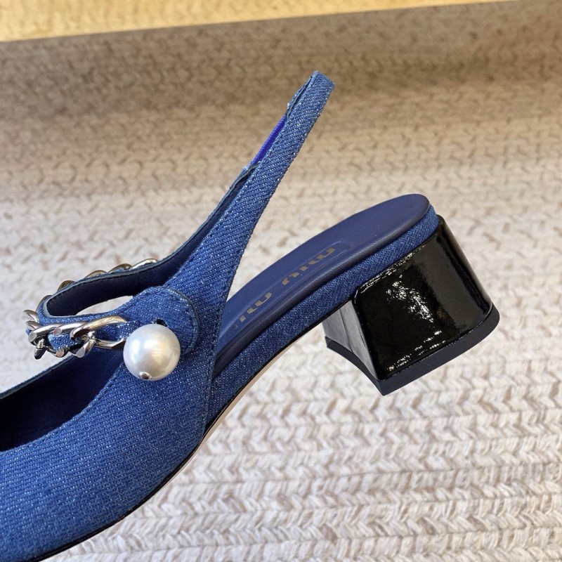 MiuMiu Heels Mary Jane Sandals