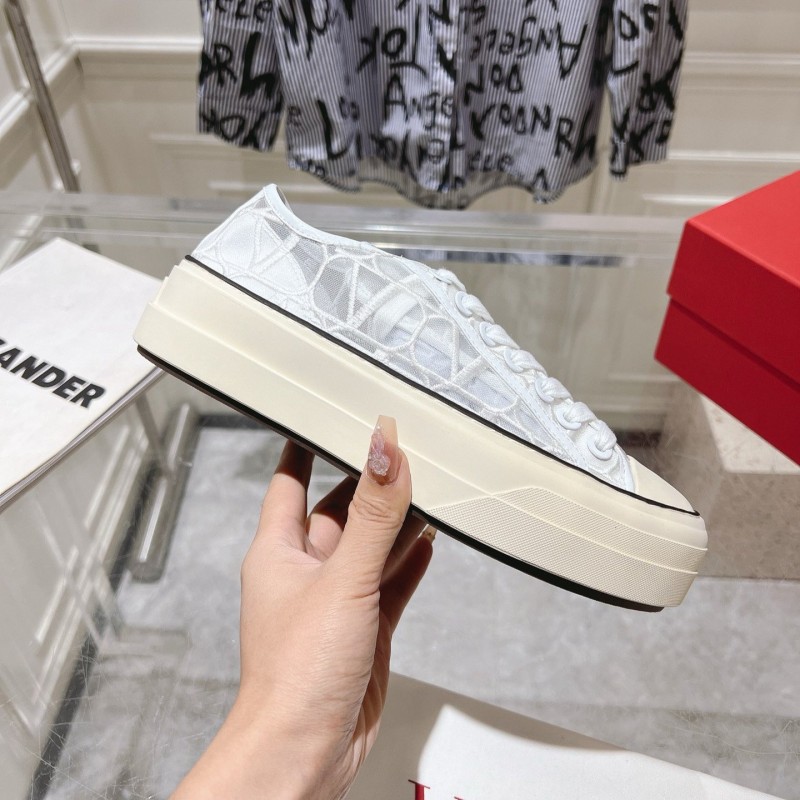 Valentino Unisex Canvas Shoes