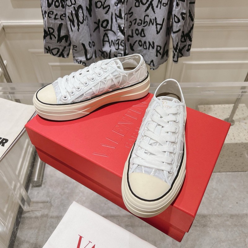 Valentino Unisex Canvas Shoes