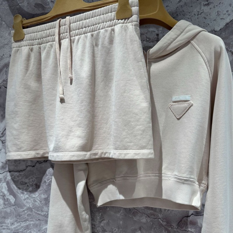 Prada Hoodie & Skirts 