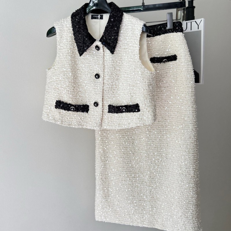 Chanel Vest & Skirts Set
