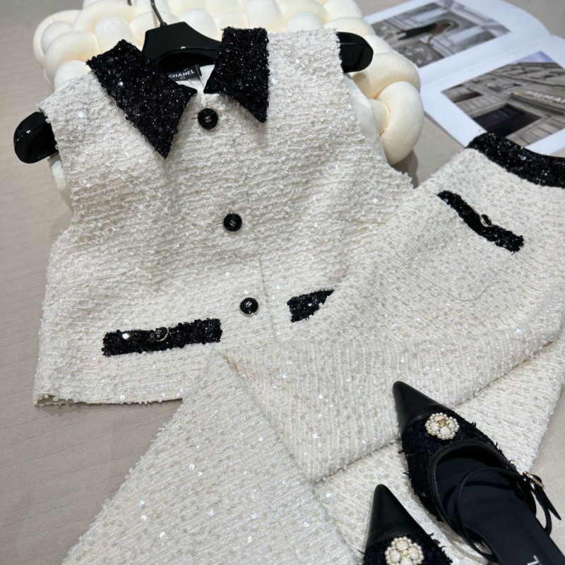 Chanel Vest & Skirts Set
