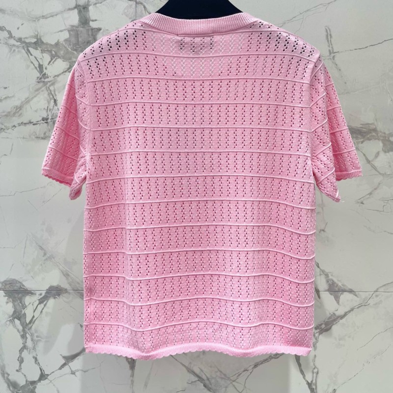 Chanel Knit Hollow Tee
