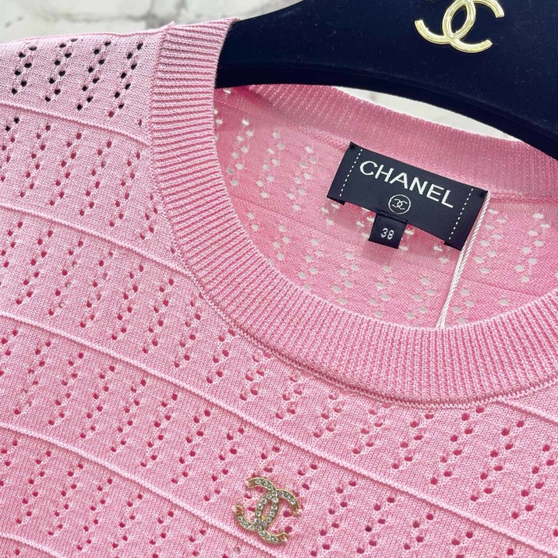 Chanel Knit Hollow Tee