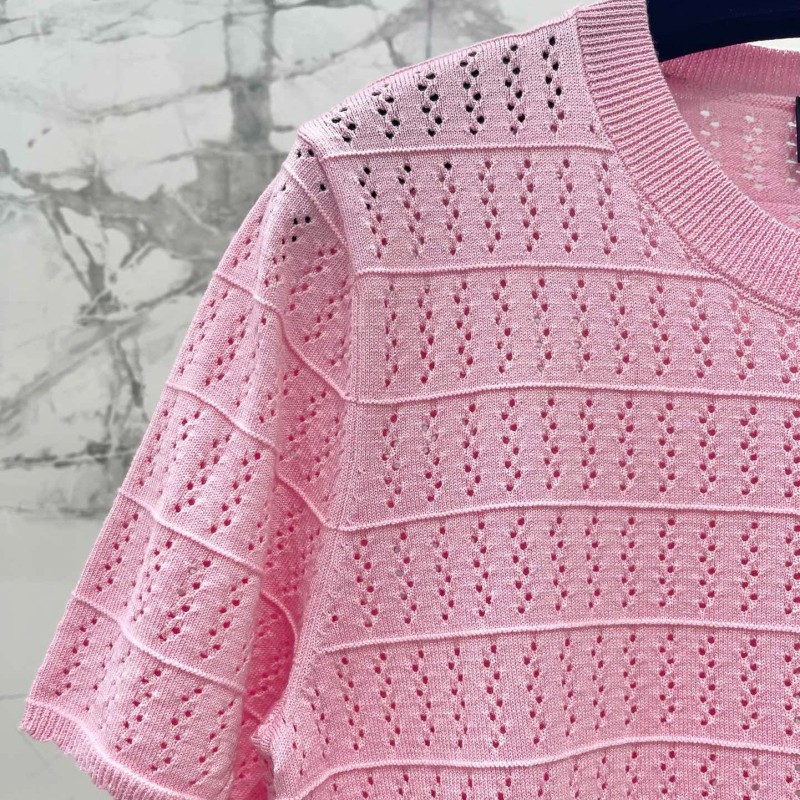 Chanel Knit Hollow Tee