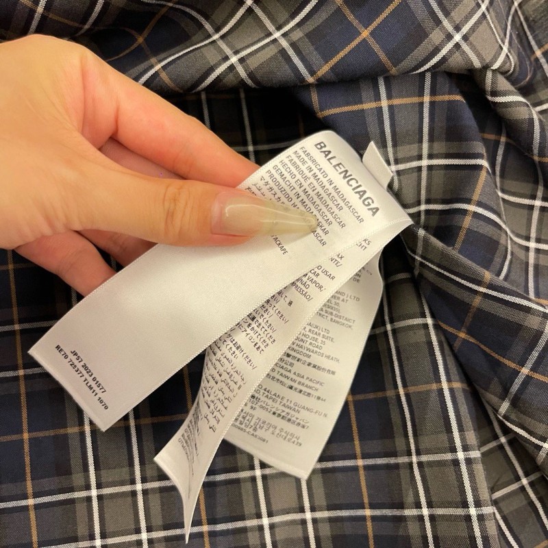 Balenciaga Unisex Long Sleeves Shirt