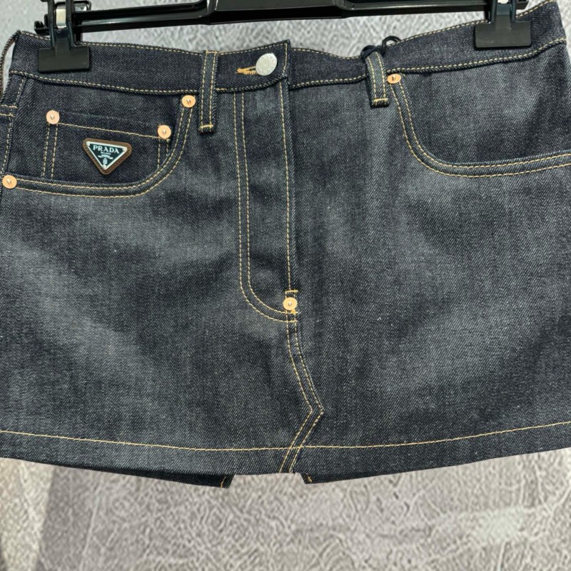 Prada Denim Skirts