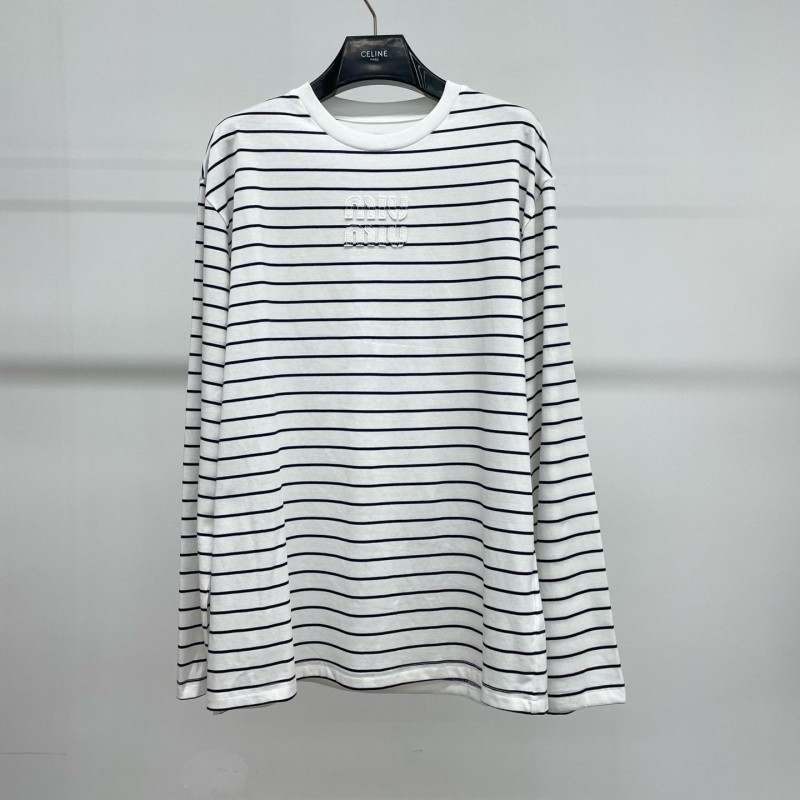 MiuMiu Unisex Long Sleeves Tee