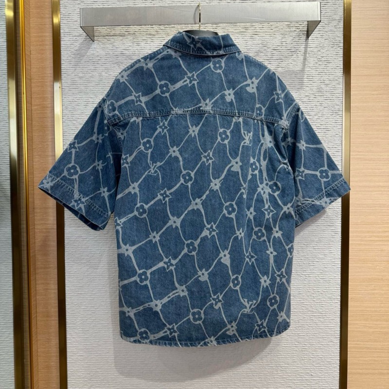 LV Unisex Denim Jacket & Shorts