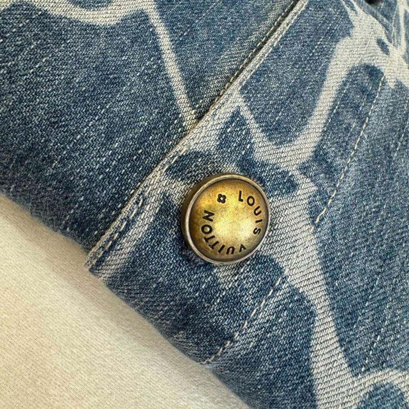 LV Unisex Denim Jacket & Shorts