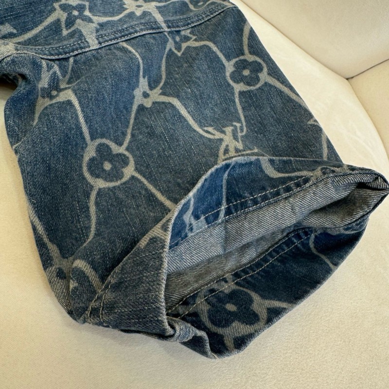 LV Unisex Denim Jacket & Shorts