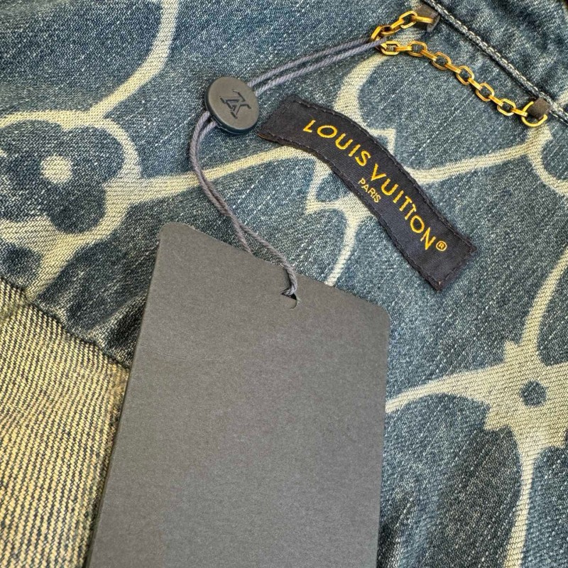LV Unisex Denim Jacket & Shorts