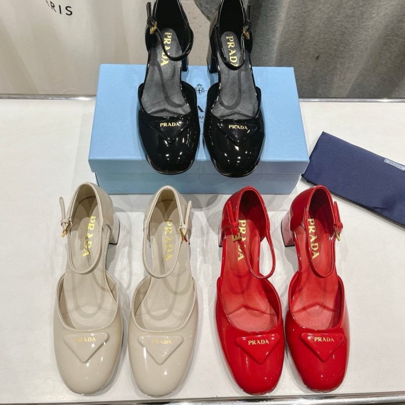 Prada Heels Mary Jane Shoes