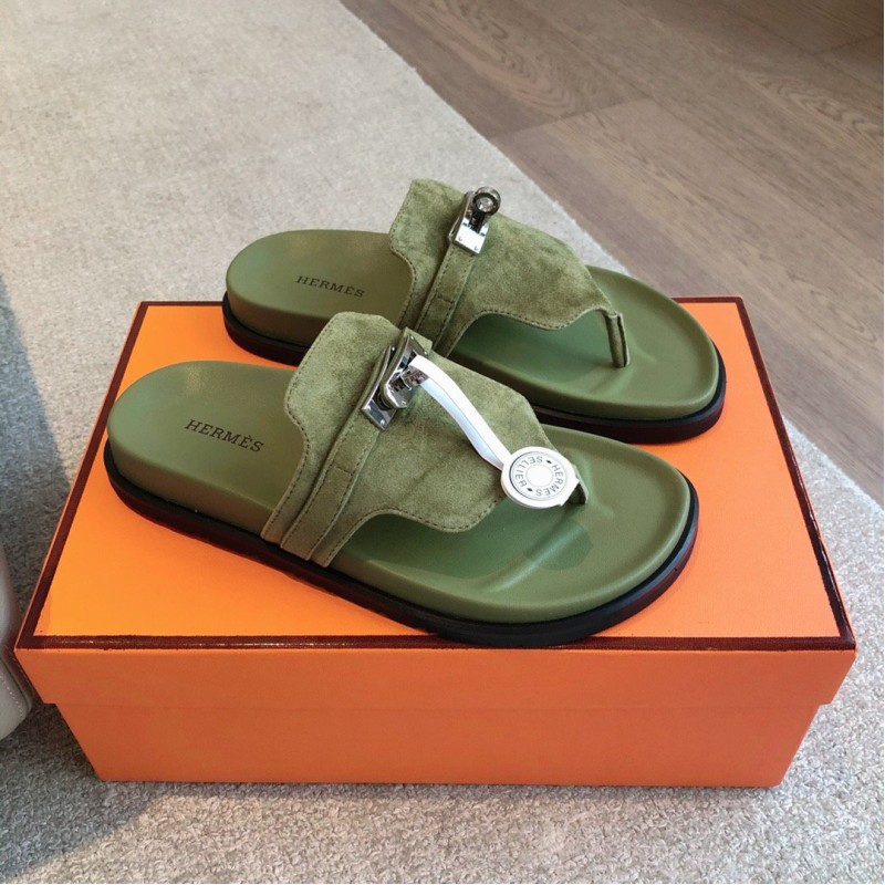 Hermes Eclair Slippers