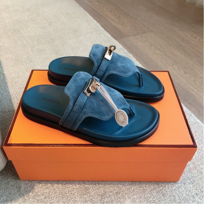 Hermes Eclair Slippers