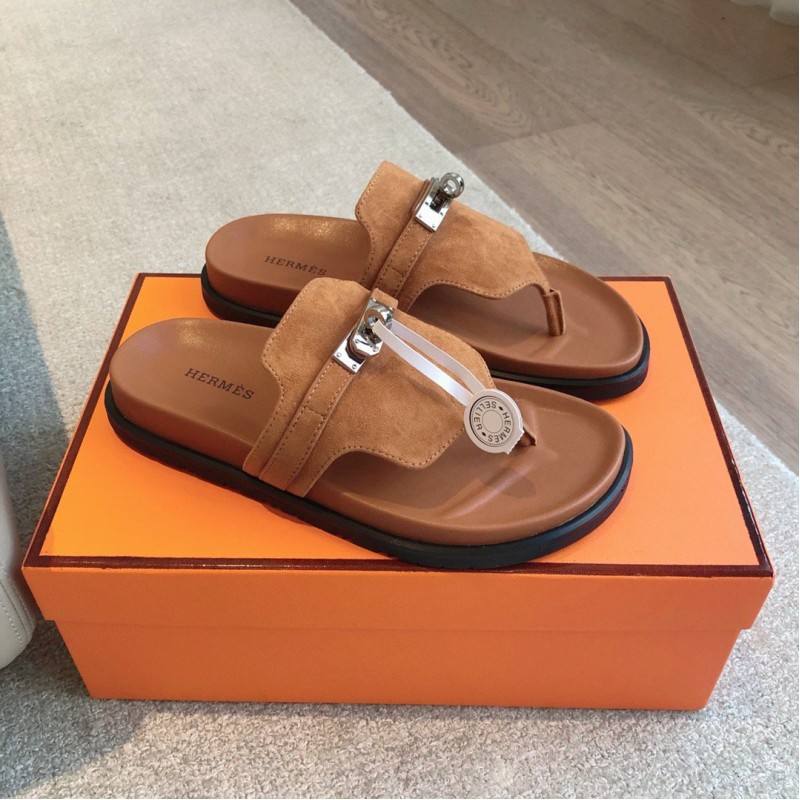 Hermes Eclair Slippers