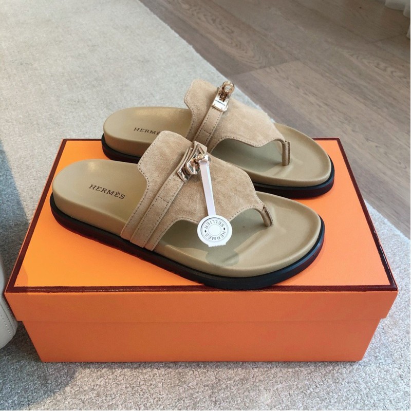 Hermes Eclair Slippers