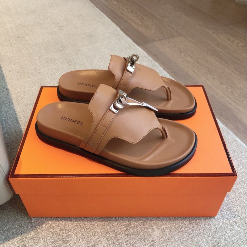 Hermes Eclair Slippers